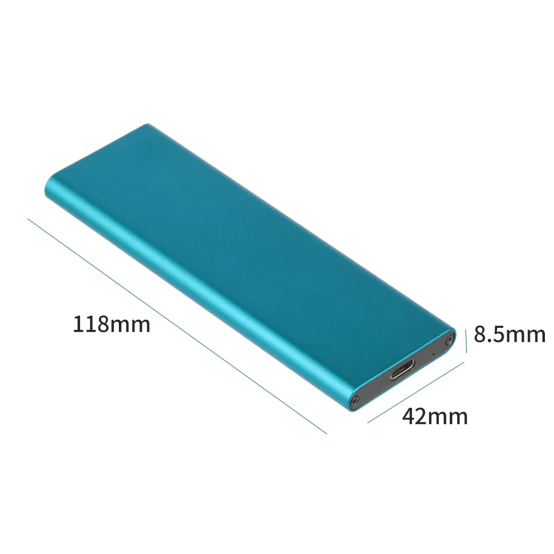 usb3 1 type c to m 2 pcie ssd box solid state drive hdd enclosure case 2 cables 10gbps m2 pci e mmb key support 4tb 2280 free global shipping