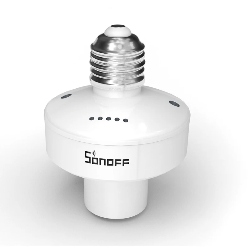 SONOFF Slampher R2 E27 смарт-лампочка WiFi держатель переключатель RM433 беспроводная домашняя Автоматизация совместима с Alexa Amazon Google Home