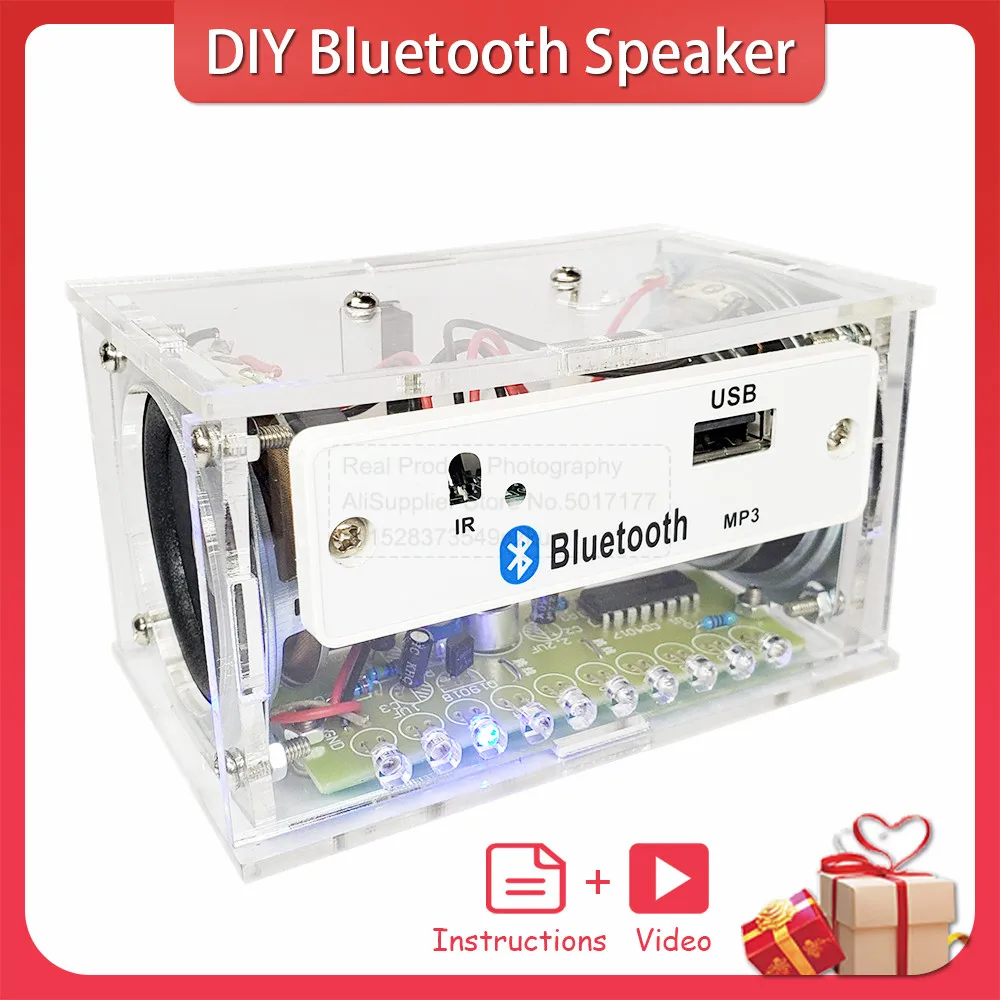 Kit de haut-parleurs Bluetooth 2x3W  électronique  bricolage  bricolage  pratique  projet de