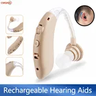 Слуховой аппарат BTE с Bluetooth, перезаряжаемый слуховой аппарат, цифровой слуховой аппарат, регулируемый слуховой усилитель для пожилых людей