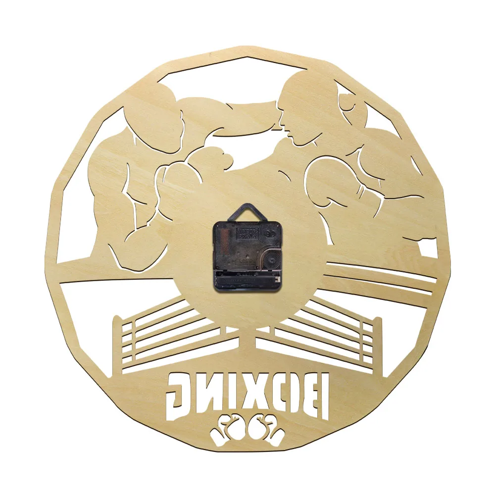 Боксерские боксерские мужские декоративные бесшумные настенные часы новоселье