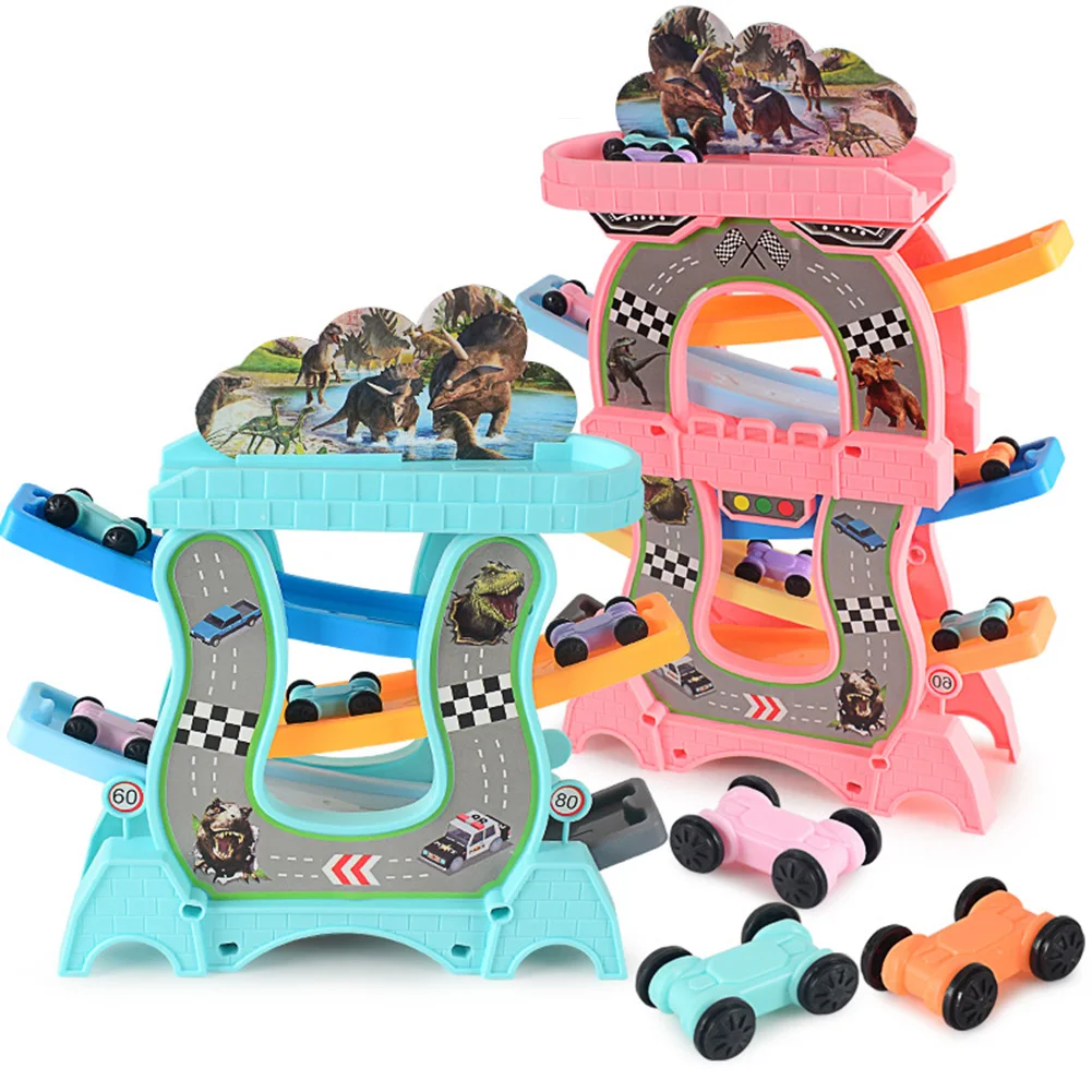 

Puzzle Baby Early Educational Toy Plastic DIY Track Glider Toys Puzzle Early Education Inertia Car for Kids Gift