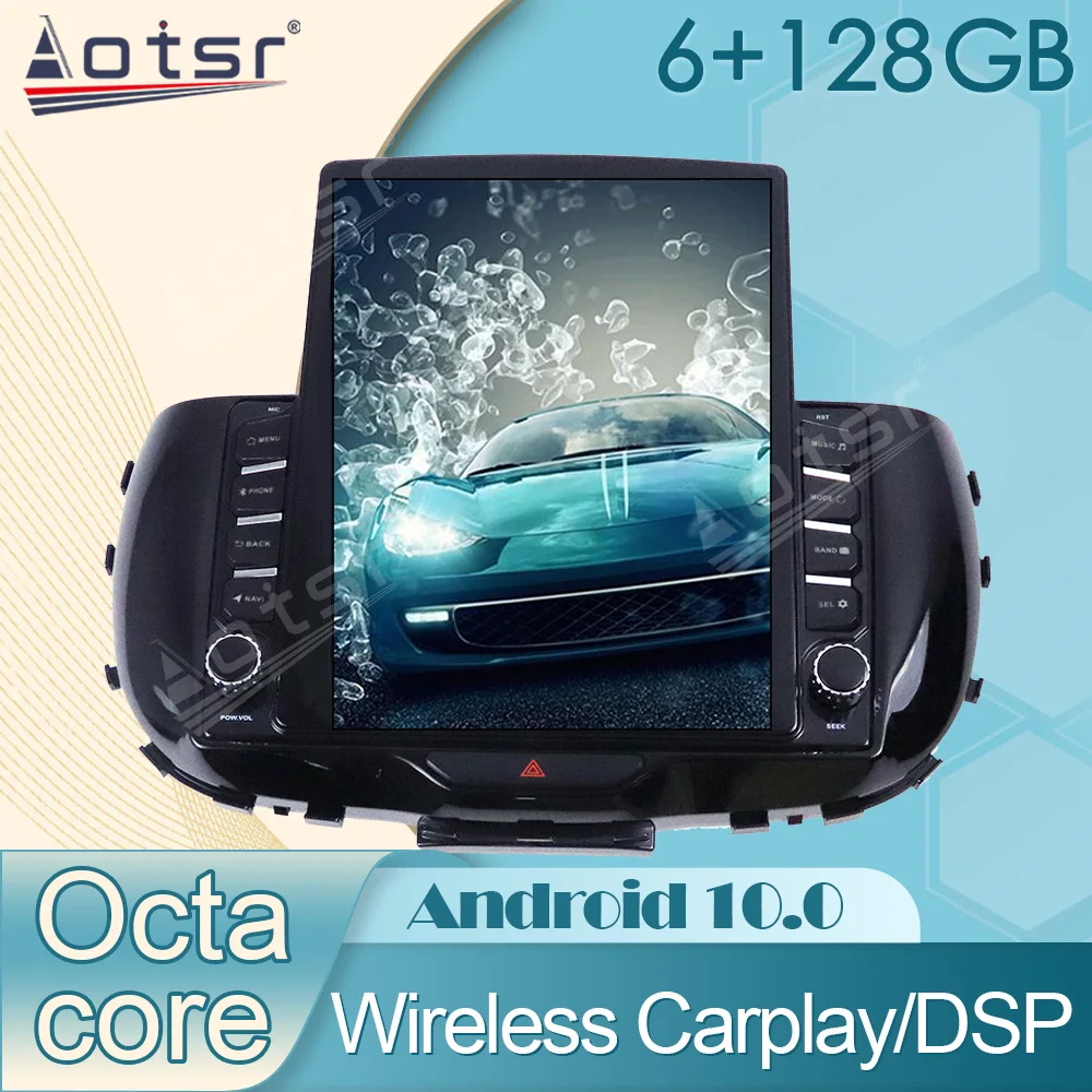 

Android For KIA Soul 2018+ Car Radio Multimedia Video GPS Navigation Player Tape Screen Recorder Auto Stereo Head Unit No 2Din