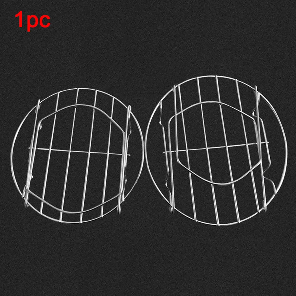 Stainless Steel Cooking Tool Lifting Household Steamer Bracket Pan Folding Trivet Steam Rack Cheesecake | Дом и сад