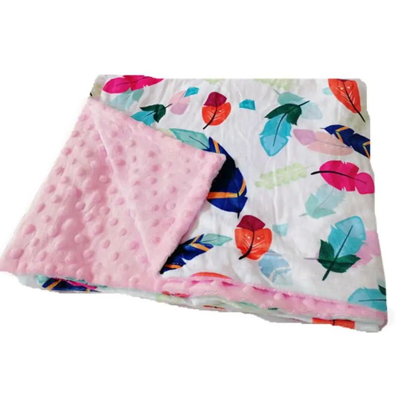 

Baby Blanket Thicken Double Layer Coral Fleece Infant Swaddle Stroller Wrap For Newborn Baby Bedding Blankets