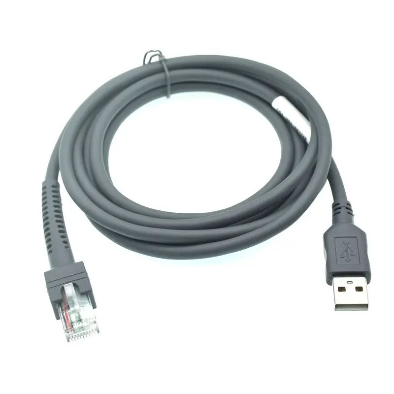 USB кабель для сканера rj48 RJ50 передачи данных LS2208 ls1203 LS2208/AP ls4008i ls7808 DS3400|Компьютерные