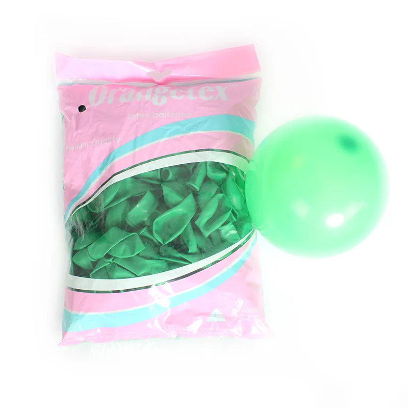 5in green RJ 100 шт 5 дюймов латексные воздушные шары жемчужные свадебные вечерние украшения с днем рождения Детские аксессуары для душа розовое золото конфетти globos - Цвет: 5in green RJ