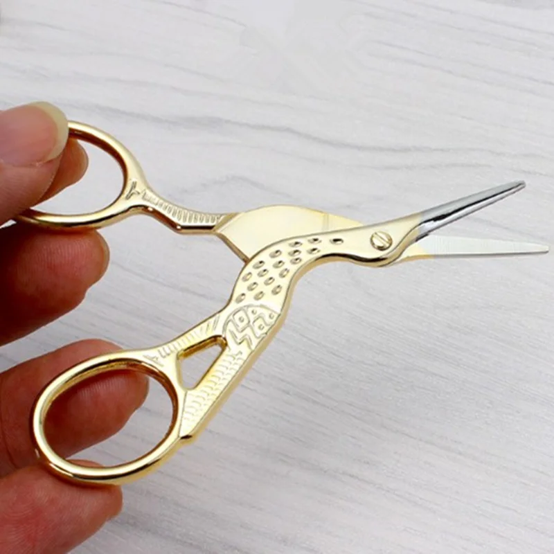 1 шт. Ретро Классический Винтаж портновские ножницы стежка европейские Craft золото