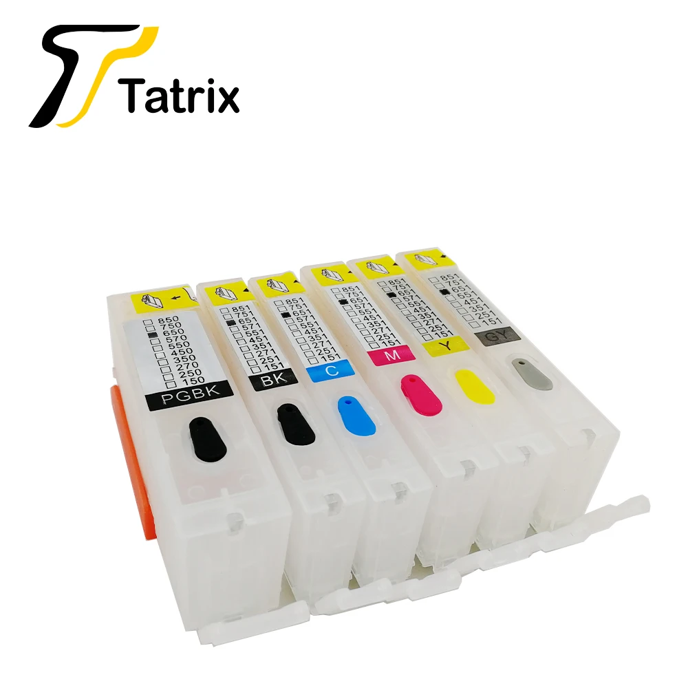 Tatrix пустой многоразовый картридж для hp PGI650 CLI651 бленда объектива canon MG5460 MG5560 MG6360