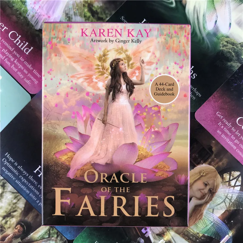 

NEW English Tarot Cards Set The Oracle Of The Fairies Tarot Friend Party Board Game Cards With PDF Guidebook