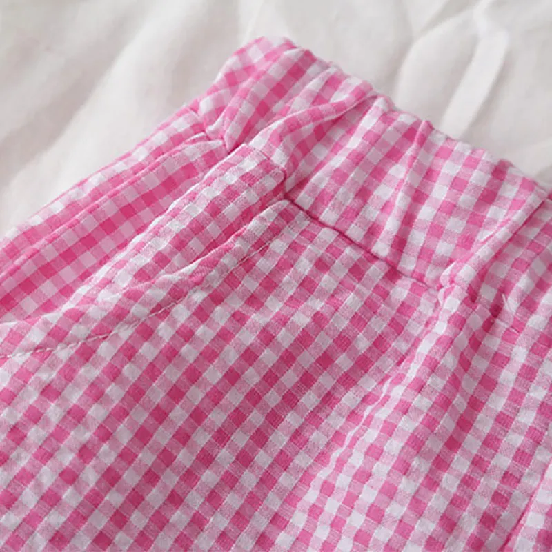 Комплекты детской одежды для девочек Новая летняя футболка без рукавов + шорты в