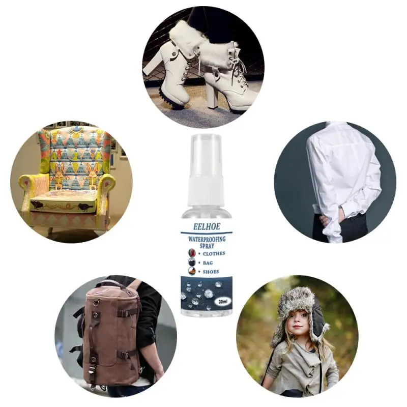 No Toxic Stain Repellent Universal Protection For Shoes Cloth Practical Invisible Waterproof Spray Keep Away From Dust Oil TSLM1 | Дом и сад
