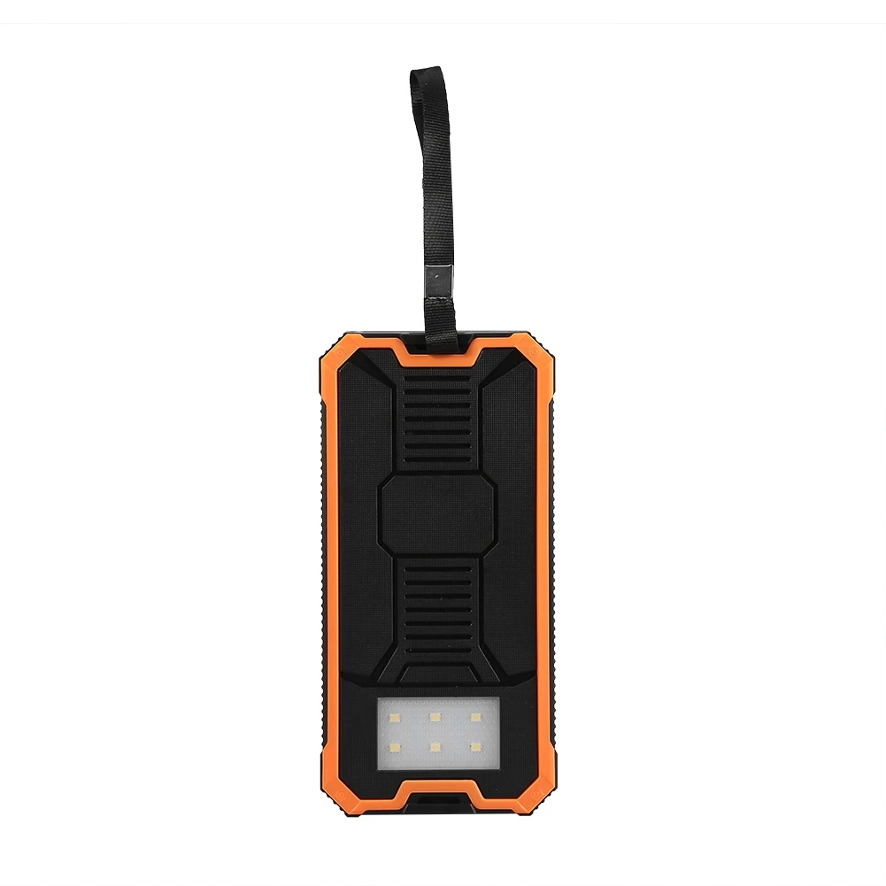 Портативный чехол на солнечной батарее для быстрой зарядки, двойной USB Полярный Мобильный Внешний аккумулятор, чехол, комплекты для самостоятельной сборки, 20000 мА/ч