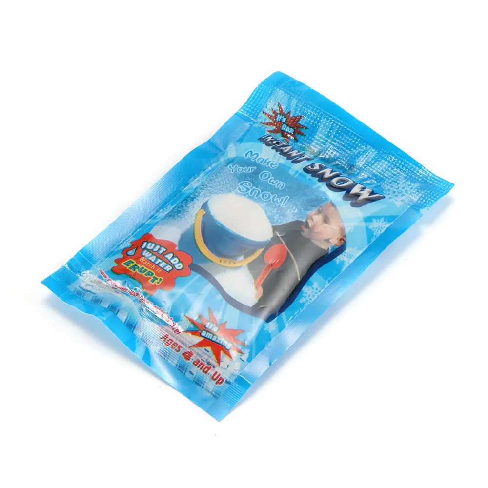 1 сумка для ПК искусственный снег мгновенный Snow Powder Снеж. Порошок пушистая