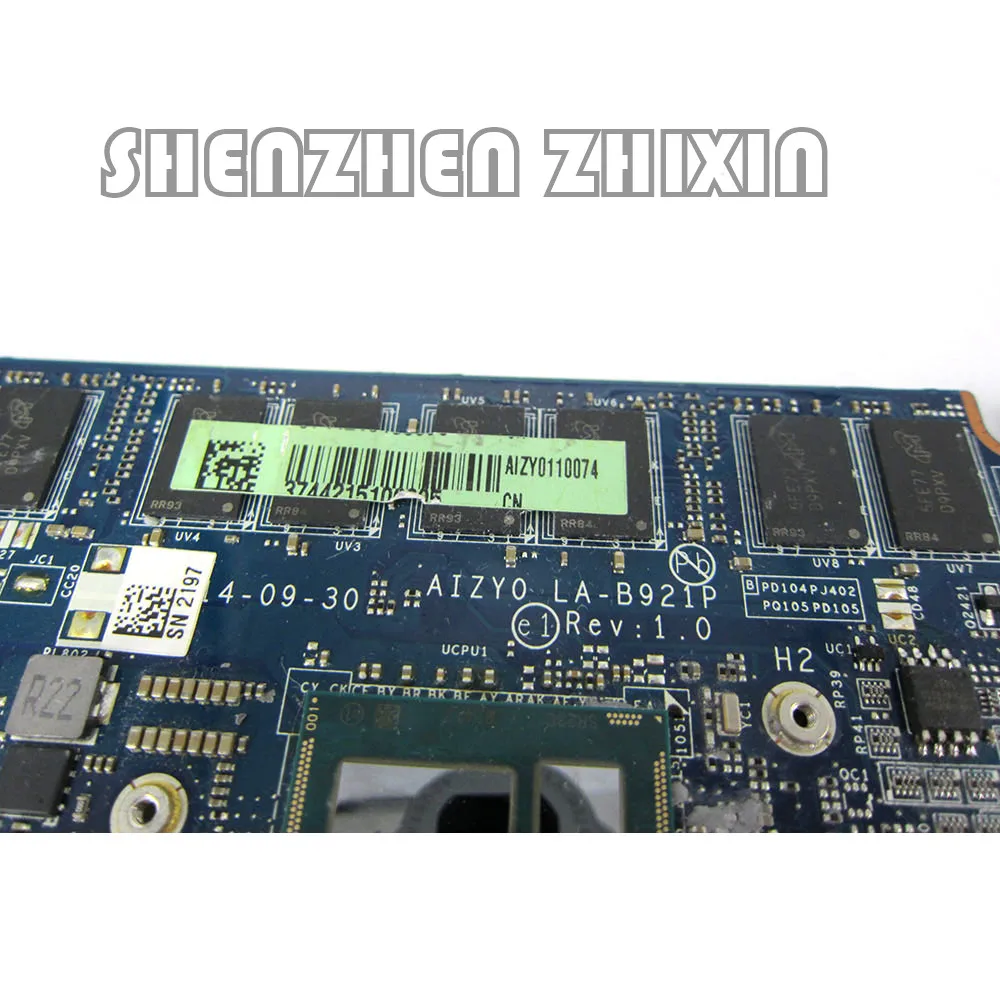 yourui 5b20h33245 for lenovo yoga 3 1170 yoga 3 11 laptop motherboard with sr23c 5y10c cpu 8gb ram aizy0 la b921p 100 tested free global shipping