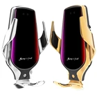 Автомобильное беспроводное зарядное устройство R3 10 Вт Qi для iPhone X XS 11 Pro Max, кронштейн с инфракрасным датчиком для Samsung S10 S9 S8 Plus