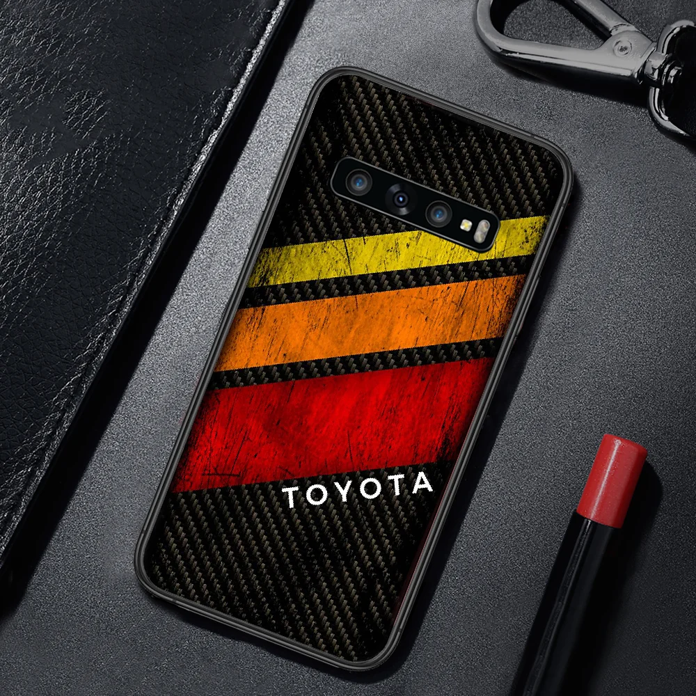 

Luxury Car Toyota TRD Phone Case Cover For For SamSung Galaxy S Note 7 8 9 10 20 Uitra Plus E Lite Black black Coque Luxury Back