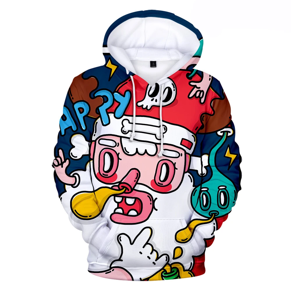 

New 2021 Boy/Girl 3D Hoodie Fashion Casual Soft Sweatshirt Hot Sale Teen Clothes Full New Merry Christmas Children Tracksuit Top