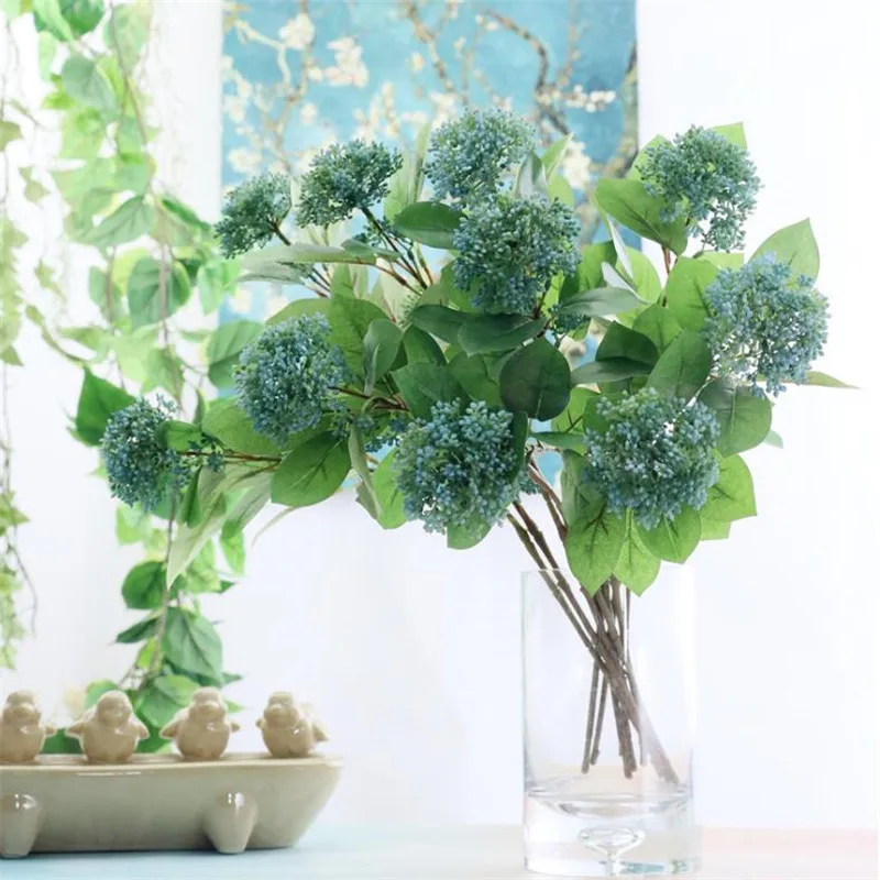 Искусственные короткие коралловые фрукты 7 шт. пластиковые цветы для украшения