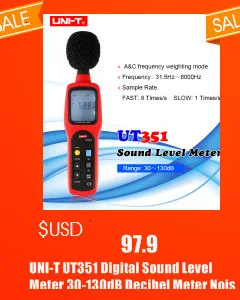 UNI-T UT333 мини-измеритель температуры и влажности внутренний наружный гигрометр с индикацией перегрузки блок преобразования ЖК-дисплей с подсветкой