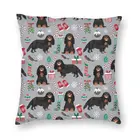 Наволочка для подушки, рождественские подарки, кавалер Кинг чарльз спаниель, домашняя декоративная наволочка с 3D принтом, Подушка для домашнего животного собаки, для гостиной