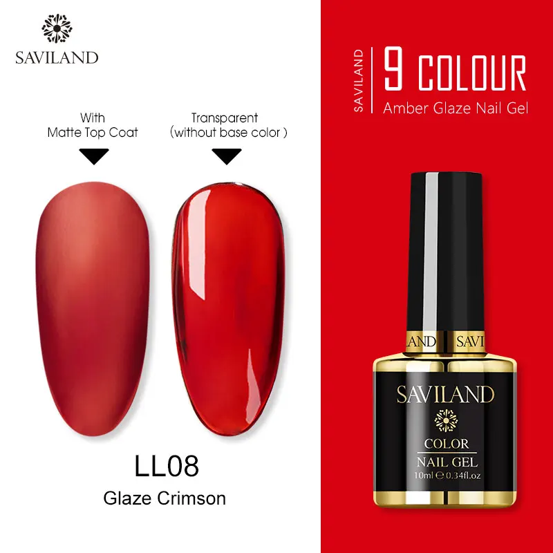 10ML LL08 SAVILAND Радужный Янтарный Гель-лак для ногтей креативный художественный Гель-лак для ногтей полупрозрачный праймер лак для ногтей - Цвет: 10ML LL08