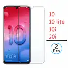 Чехол для honor 10 lite, закаленное стекло для huawei honor 10i, 20i, защитная пленка для экрана, защитный чехол для телефона honor 10, 10 lite