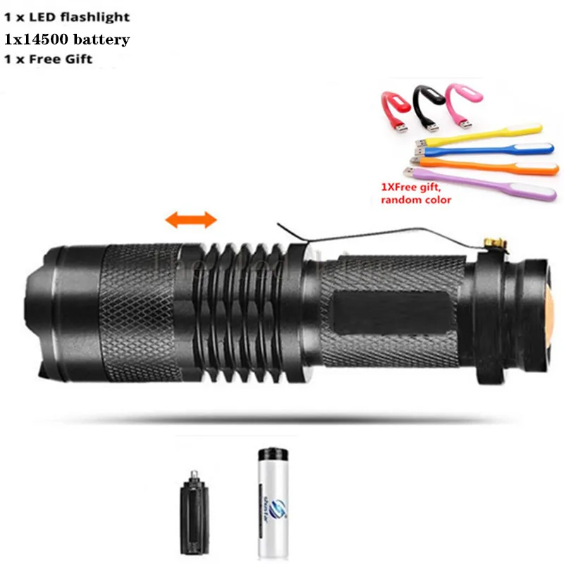 Светодиодный фонарик T6/Q5 Ультраяркий фонарь для кемпинга светильник режима