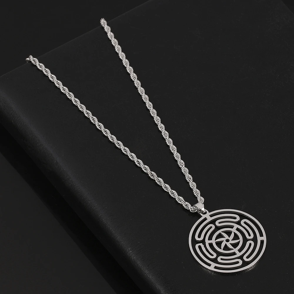 Полые кулоны hekate из нержавеющей стали подвеска на колесиках ожерелье Strophalos Hecate