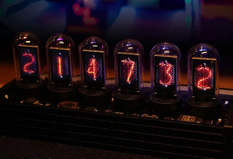 

EleksTube IPSRGB псевдосветящиеся часы в форме трубки настольные Креативные украшения ворота судьбы