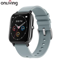 onliving gts1 68inch 2021 smart watch men full touch fitness tracker blood pressure smart clock women smartwatch for android ios