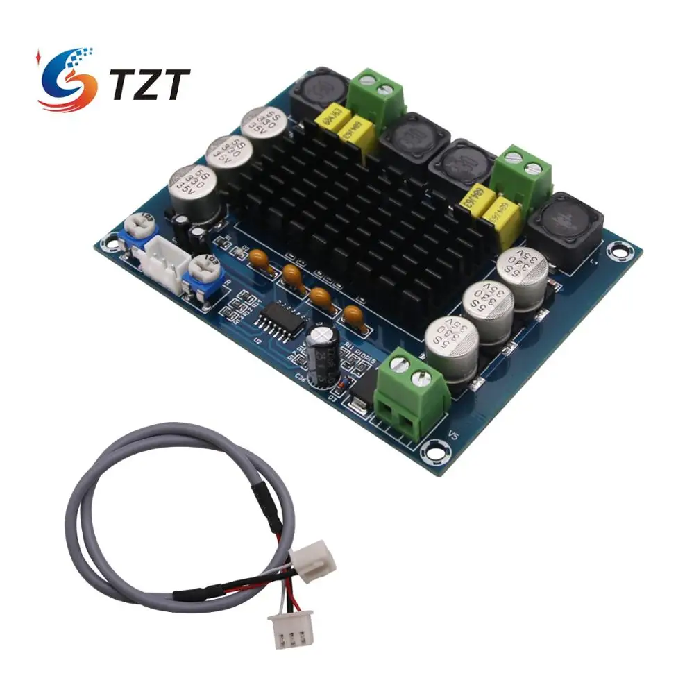 Плата усилителя высокой мощности TZT TPA3116D2 класса D 2*120 Вт двухканальная