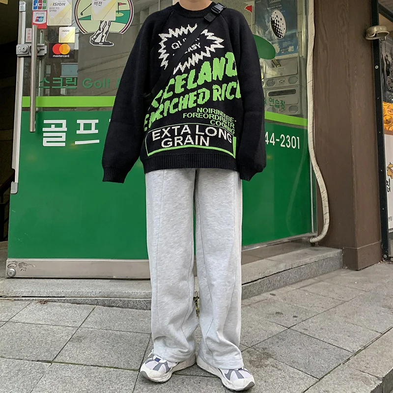 Розовые женские летние свободные прямые брюки с широкими штанинами на весну и