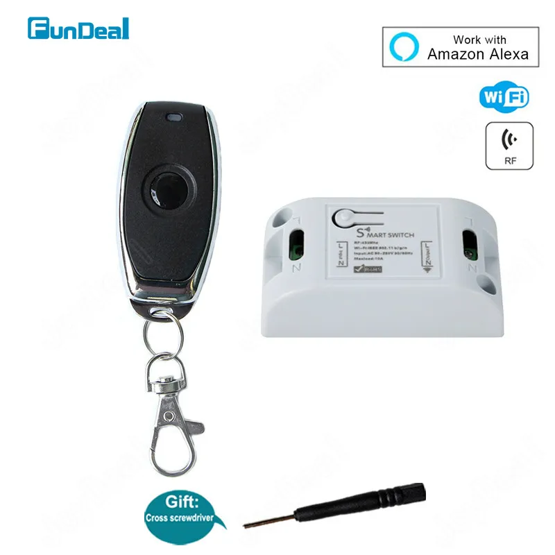РЧ WiFi умный переключатель 433 МГц рч приемник Интеллектуальный беспроводной пульт