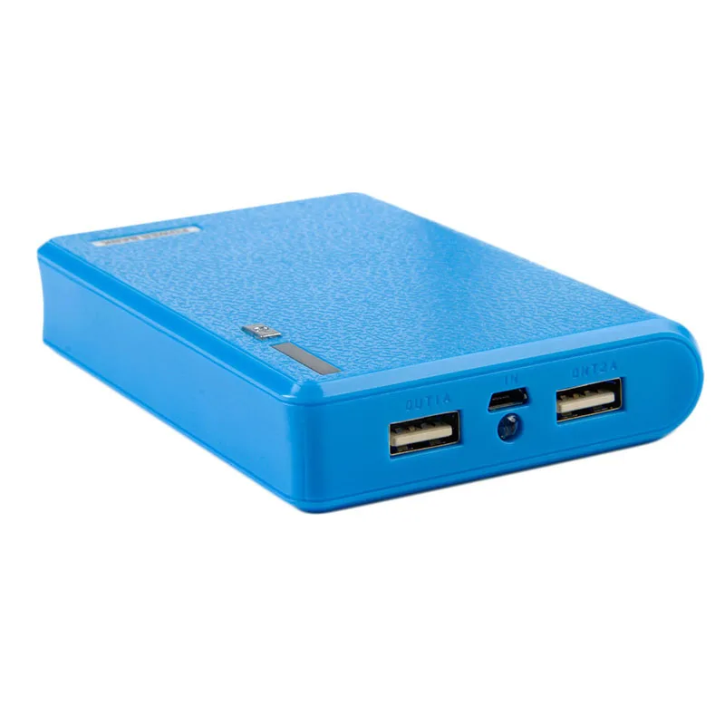 1 шт. двойной USB внешний аккумулятор 4x18650 резервный зарядное устройство коробка