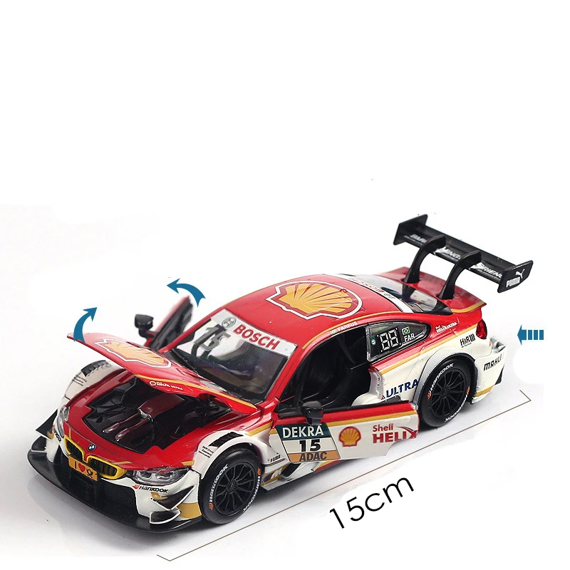 Масштаб 1:32 применяется модель лошади M4 DTM из сплава металла Литые декоративные