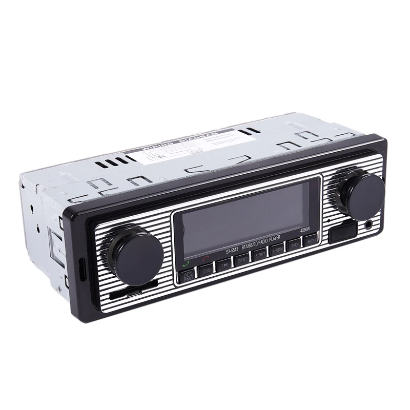Топ Bluetooth винтажное автомобильное радио MP3 плеер стерео USB AUX классический