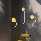 Современные светодиодсветодиодный подвесные светильники нового дизайна для гостиной, гостиницы, обеденного стола, бара, спальни, декоративные подвесные светильники