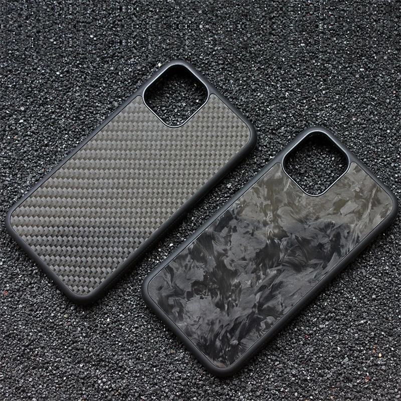 

Genuine carbon fiber TPU silicone case is suitable for iPhone 12 Pro Max mini, and the bright luxury back case is suitable for