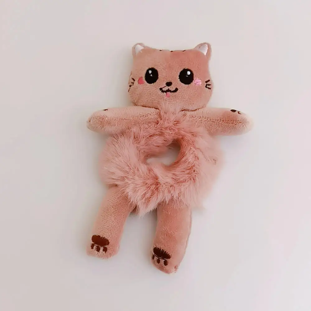 Резинка для волос женская плюшевая в виде медведя | Красота и здоровье