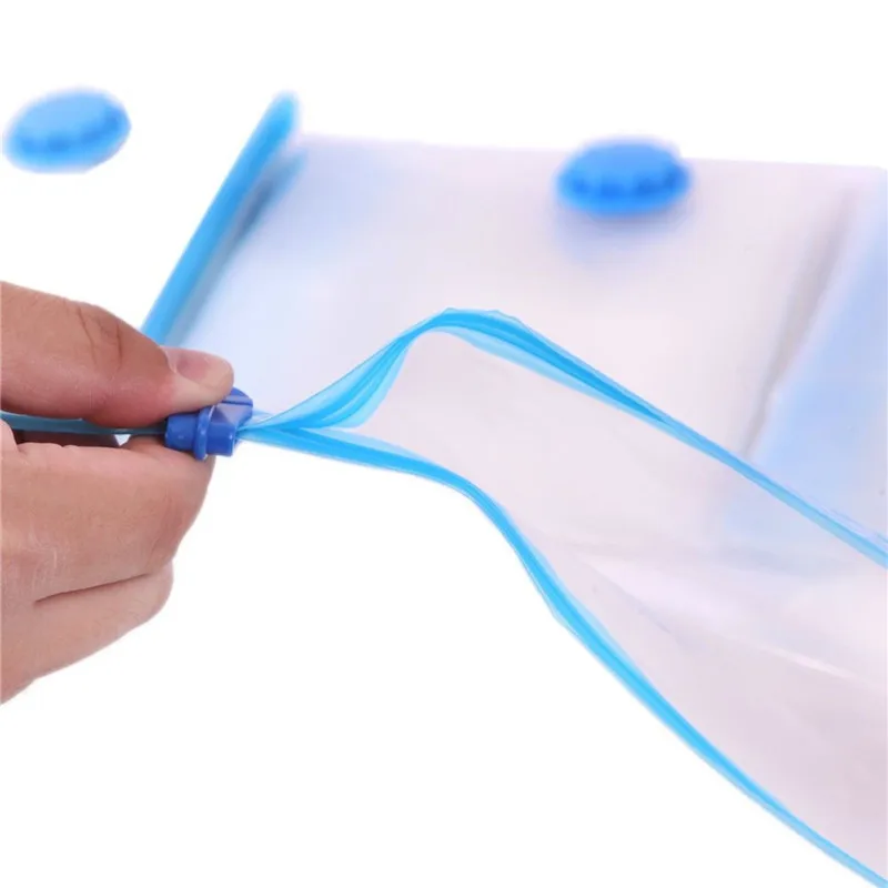 Домашний вакуумный мешок для хранения одежды Сумка с клапаном прозрачная рамка