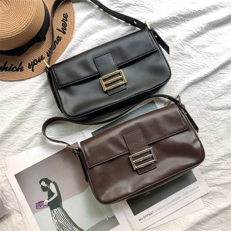 Женская сумка-мессенджер из натуральной кожи с двумя ремнями в стиле ретро 2019 |