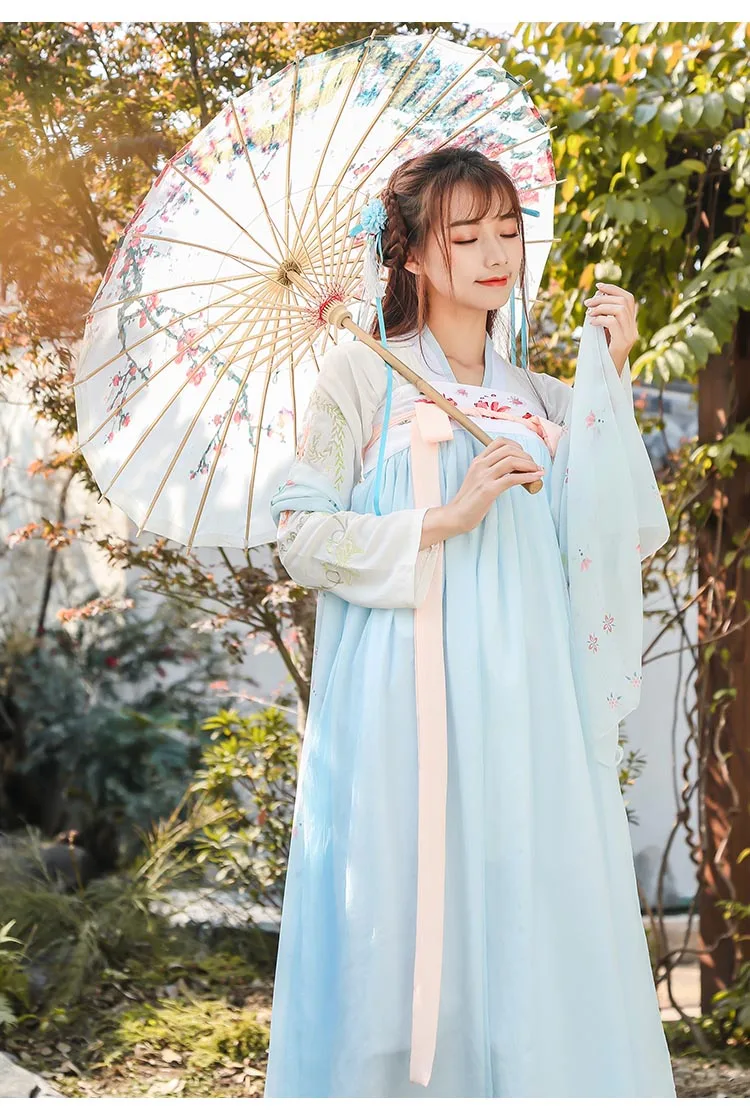 style 7 Новое платье Hanfu, Женский Классический танцевальный костюм, народное платье, Древний китайский стиль Hanfu, танцевальный костюм, одежда для сцены - Цвет: style 7