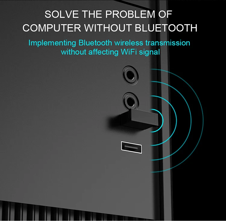 Мини USB Bluetooth адаптер CSR 4.0 Dongle Audio Receiver Беспроводной адаптер для ПК Портативный компьютер с поддержкой Windows 10/8/7/XP