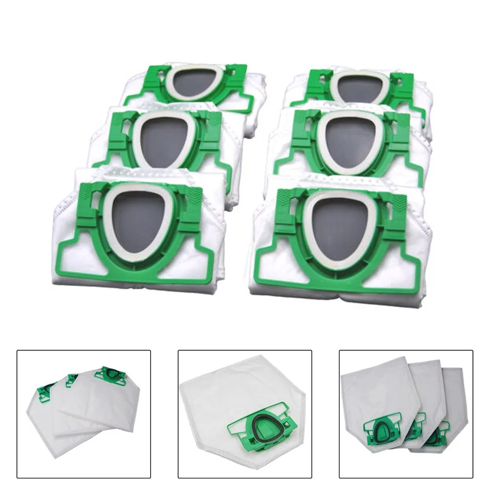 

6 Vlies Staubsauger Beutel + Duft Geeignet Vorwerk VK 200 VK200 FP 200 FP200 Vacuum Cleaner Replacement Tools For Home