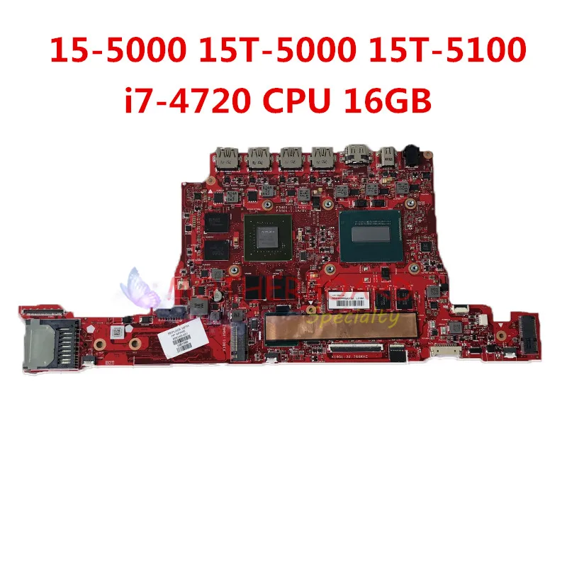 Для HP OMEN 15 5000 15T 5100 материнская плата с фотоэлементом 16 Гб 806345 601 501 001|Материнские