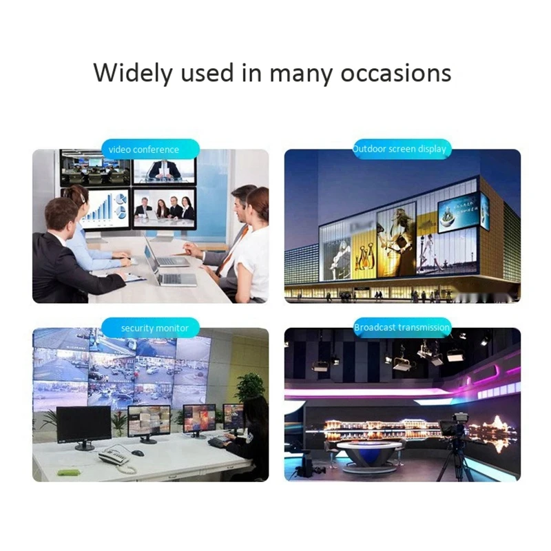

2X2 Video Wall Controller 1 HDMI Input 4 HDMI Output 2X1/3X1/4X1/1X2/1X3/1X4 TV Processor Images Stitching UK Plug