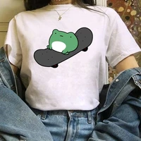 2021 summer t shirt skateboard woman frog t shirt harajuku graphic tee y2k top aesthetic clothes vintage fashion shirt