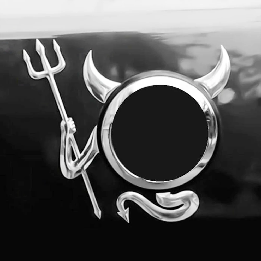 3D Забавный маленький дьявол демон рога наклейка на автомобиль s стильный