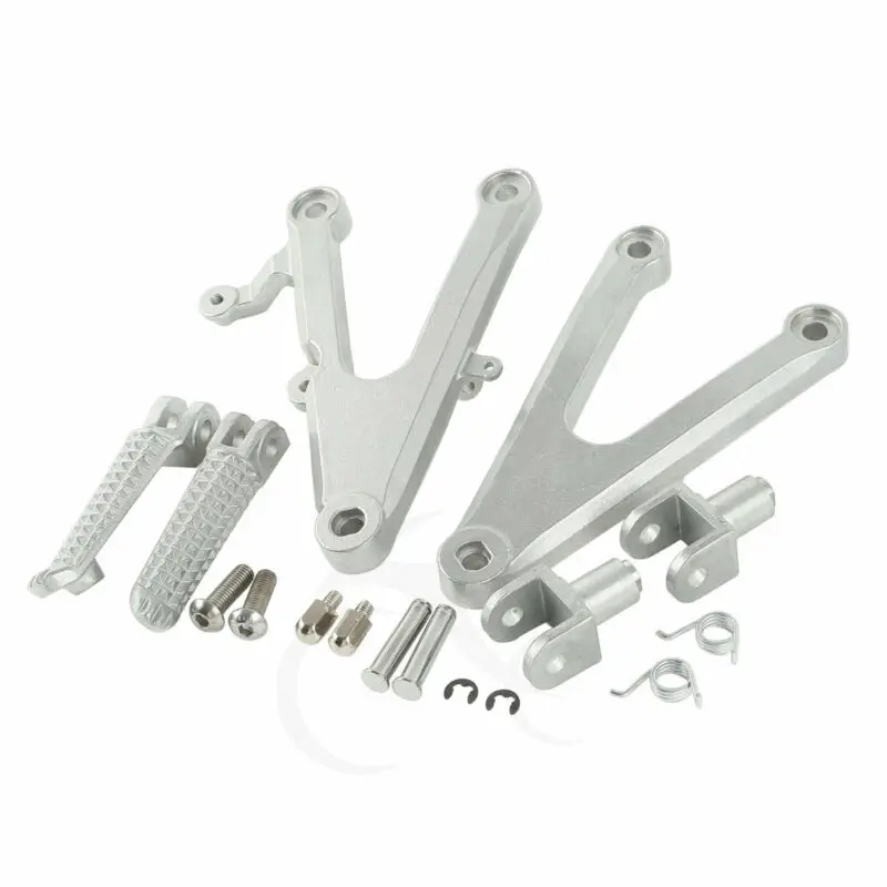 

Motorcycle Aluminum Front Foot Pegs Footrest Bracket For Yamaha YZF R1 YZFR1 2002-2003